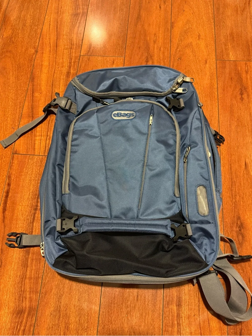 eBags Men's Blue Travel Backpack